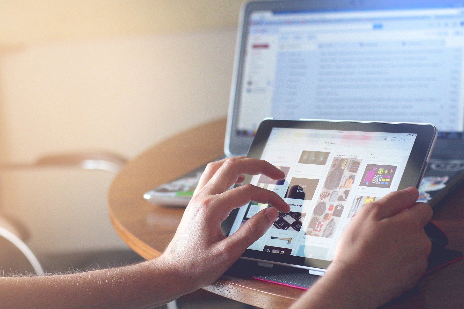 Sign up process for an online event